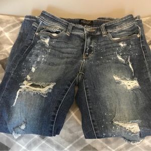 Judy Blue distressed jeans.